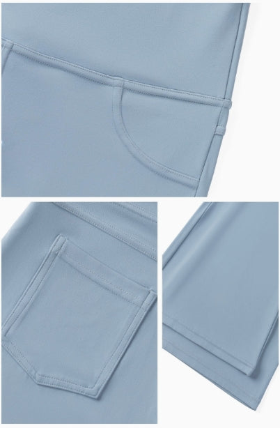 Women's Soft Flare Leggings with Back Pockets